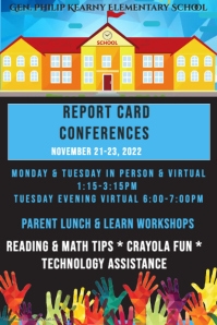 2022-2023 Parent /TeacherConferences Flyer