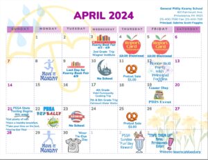 Kearny April 2024 Calendar